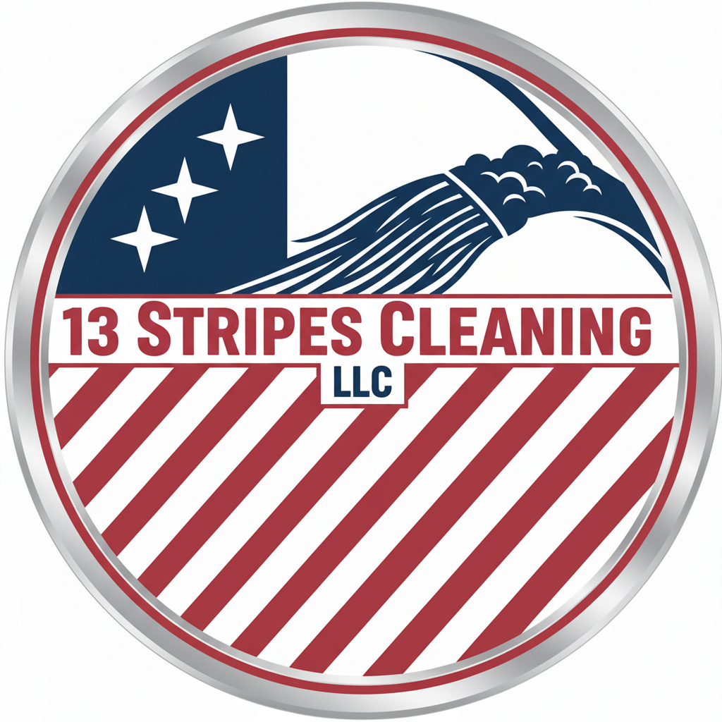13 Stripes Cleaning, LLC Logo